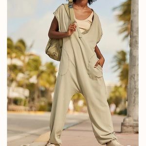 Free people Hot Shot V-Neck Onesie